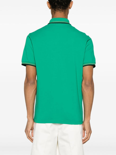 bawełniana koszulka polo z haftowanym logo