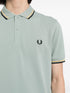 logo-embroidered cotton polo shirt