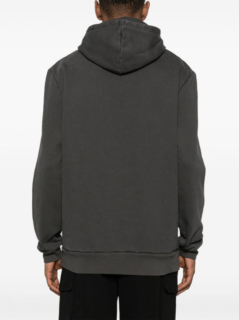 bluza z kapturem z aplikacją z logo