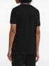 stripe-detail cotton polo shirt