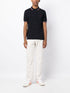 contrast-trim cotton polo shirt