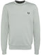 logo-embroidered wool-blend jumper