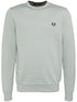 logo-embroidered wool-blend jumper