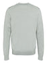 logo-embroidered wool-blend jumper