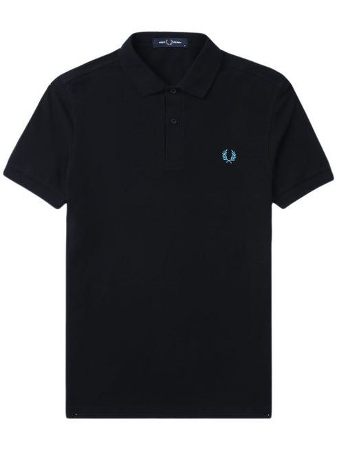 logo-embroidered cotton polo shirt