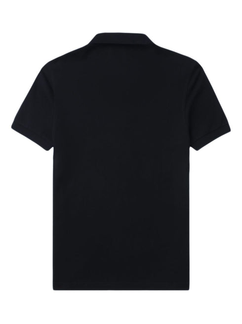 logo-embroidered cotton polo shirt