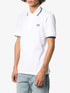 striped trim polo shirt