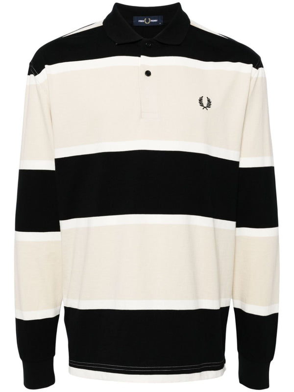 striped polo shirt