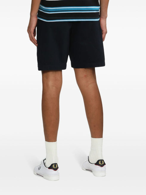 logo-embroidered chino shorts