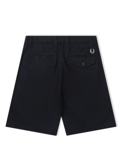 logo-embroidered chino shorts