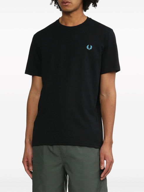 bawełniana koszulka z haftowanym logo