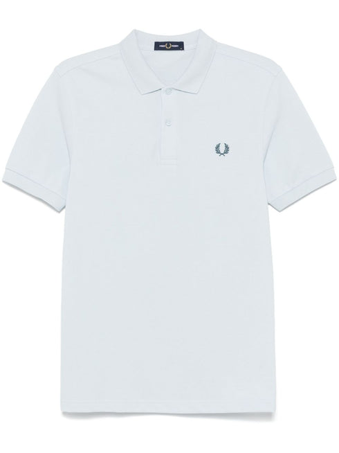 logo-embroidered polo shirt