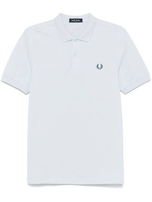 logo-embroidered polo shirt