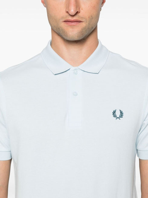 logo-embroidered polo shirt