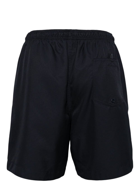 logo-embroidered swim shorts