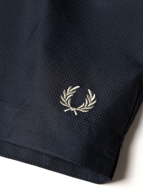 logo-embroidered swim shorts