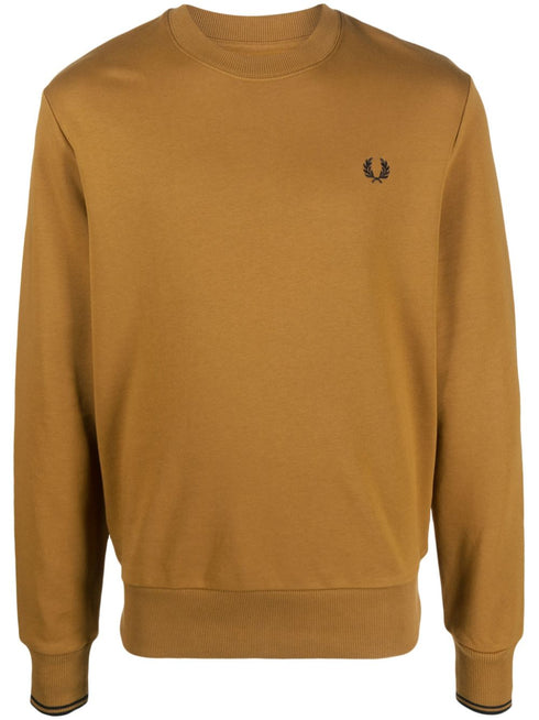 logo-embroidered sweatshirt