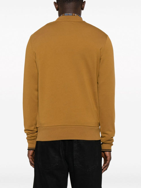 logo-embroidered sweatshirt