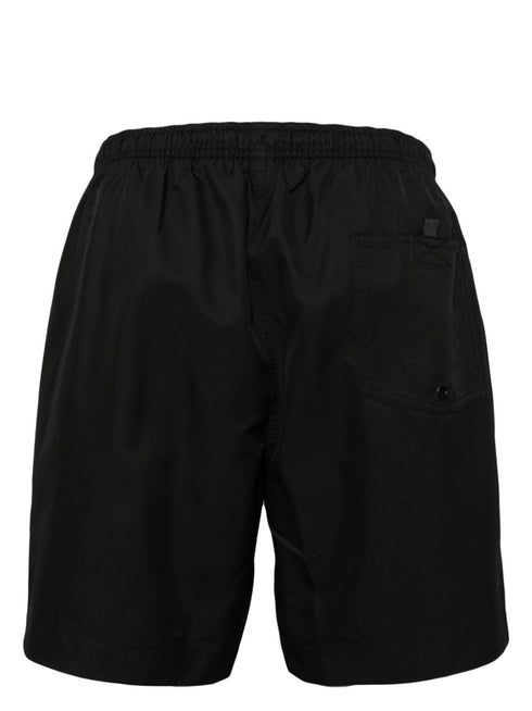logo-embroidered swim shorts
