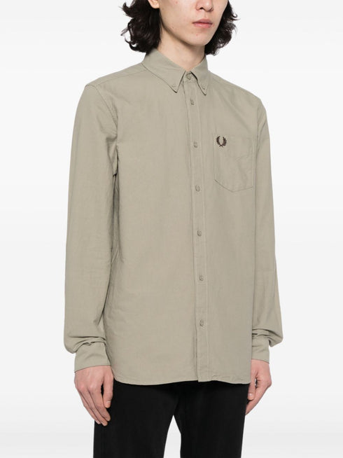 koszula bawełniana z haftowanym logo