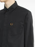 Laurel Wreath-embroidered cotton shirt
