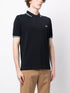 logo-embroidered cotton polo shirt