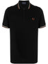logo-embroidered cotton polo shirt