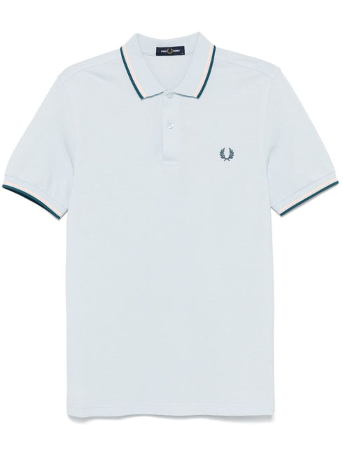 logo-embroidered polo shirt