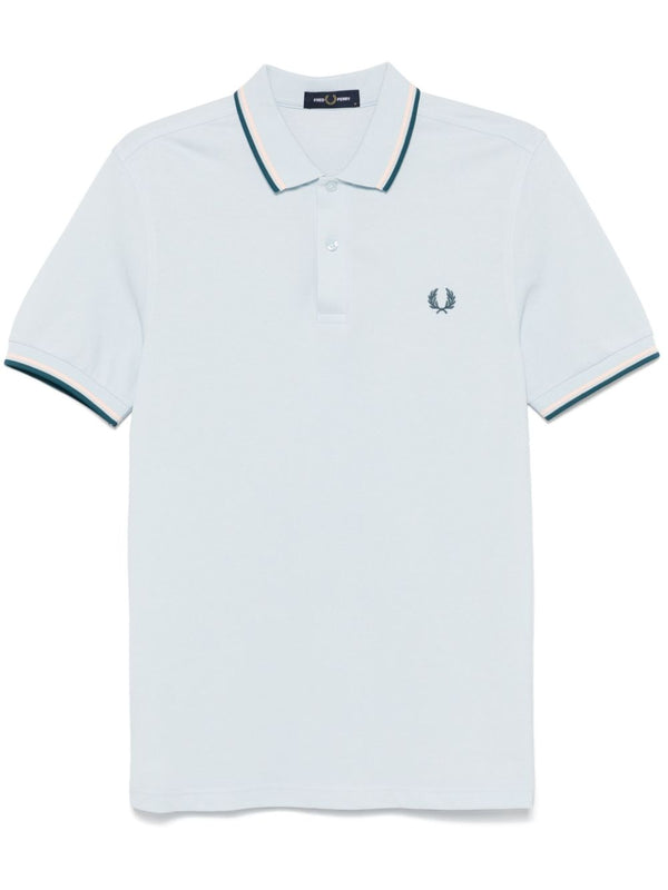 logo-embroidered polo shirt
