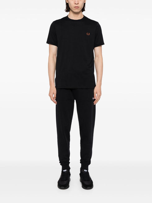 embroidered logo crew-neck sweatshirt