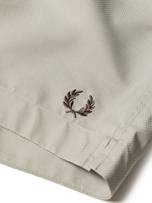 logo-embroidered swim shorts