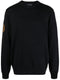 logo-embroidered crew-neck jumper