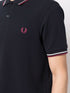 embroidered-logo polo shirt