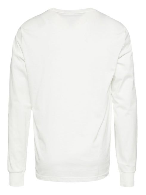 Koszulka z długim rękawem i haftowanym logo