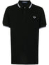 logo-embroidered polo shirt