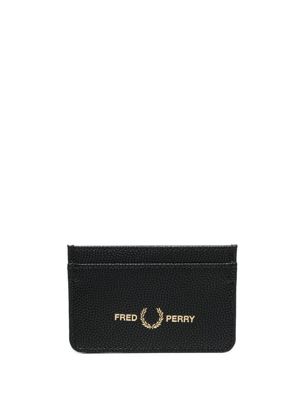 logo-print cardholder