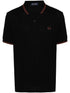 logo-embroidered cotton polo shirt