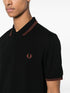 logo-embroidered cotton polo shirt