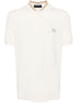 band-collar polo shirt