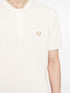 band-collar polo shirt