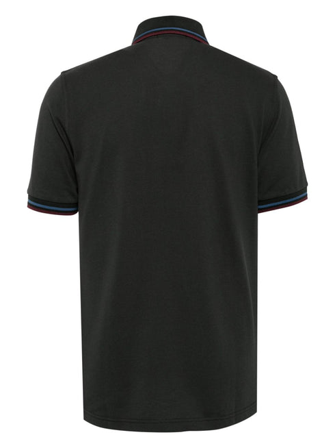 logo-embroidered polo shirt