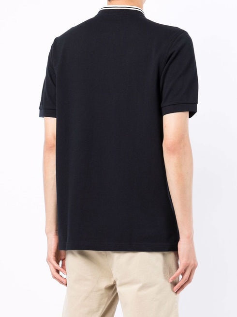 mock neck polo shirt