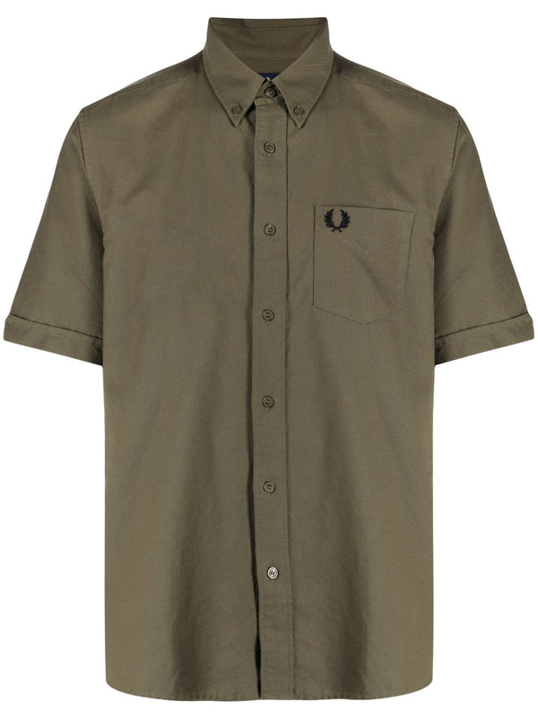 short-sleeve cotton shirt