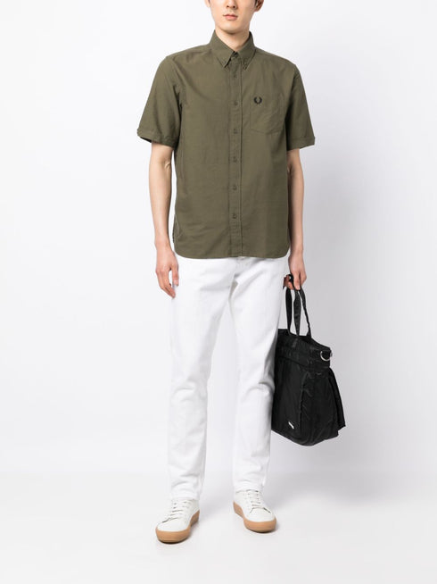 short-sleeve cotton shirt