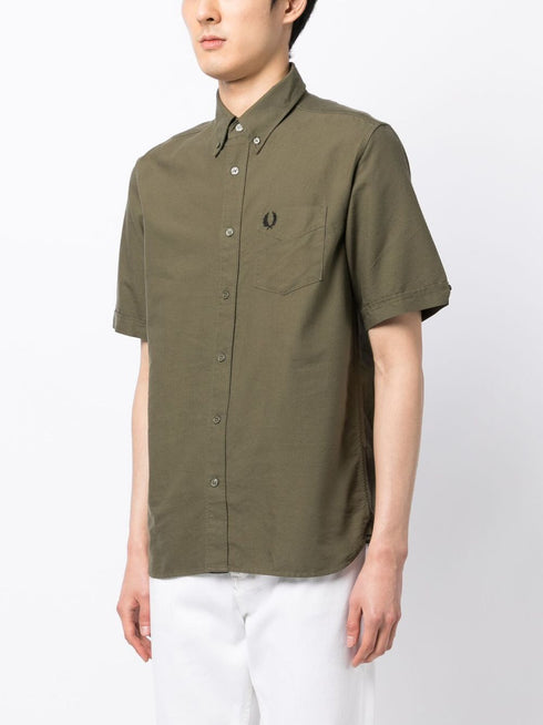 short-sleeve cotton shirt