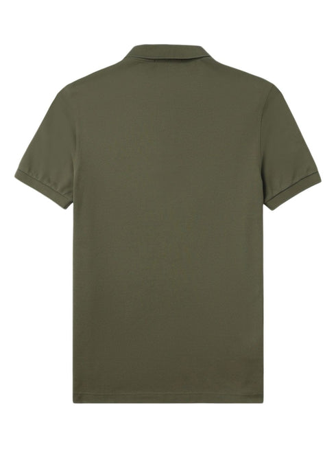 logo-embroidered cotton polo shirt