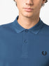 logo-embroidered cotton polo shirt