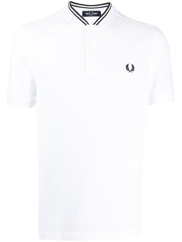 logo-embroidered polo shirt