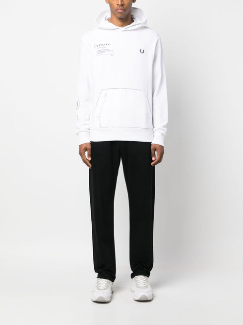 x GATE194 bluza z kapturem z nadrukiem sygnowanym