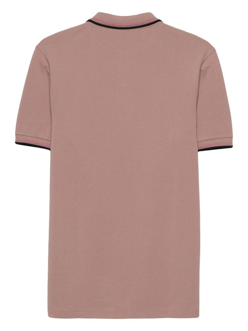 logo-embroidered cotton polo shirt